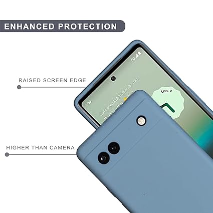 Blue Camera Original Silicone case for Google Pixel 6A