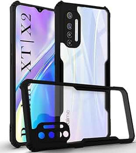 Shockproof silicone protective transparent Case for Realme XT