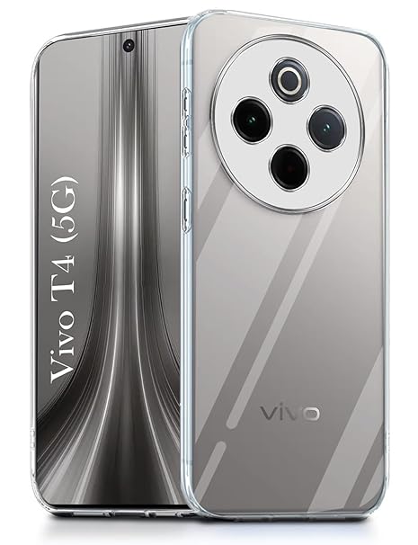 SilicaClear Transparent Silicone Case for Vivo T4
