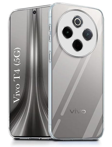 SilicaClear Transparent Silicone Case for Vivo T4