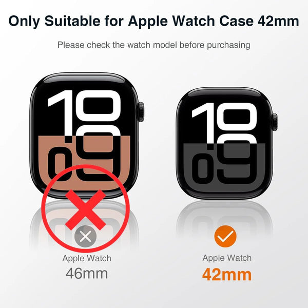 Apple (Watch) Magnetic Silver Case (42mm/44mm/45mm/46mm/49mm)