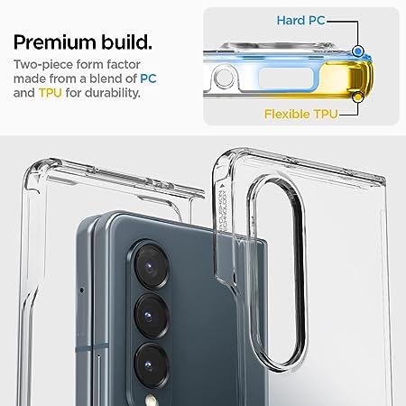 Transparent TPU Silicone case for Samsung Z Fold 4 5G