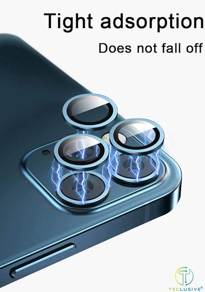 Blue Metallic camera ring lens guard for Apple iphone 11 Pro