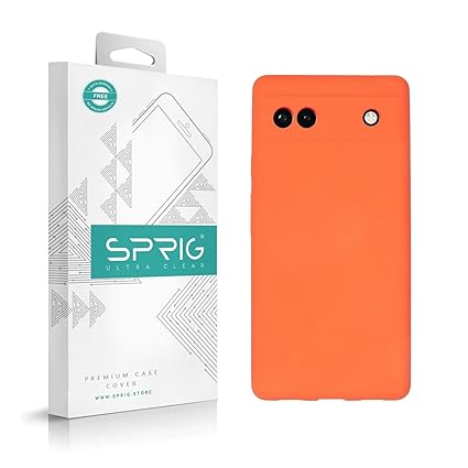 Orange Camera Original Silicone case for Google Pixel 7A