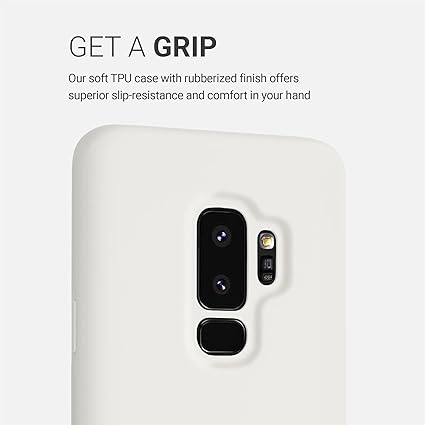 White Camera Original Silicone case for Samsung S9 Plus