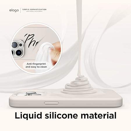 Light Brown Original Silicone case for Apple iphone 14 Plus