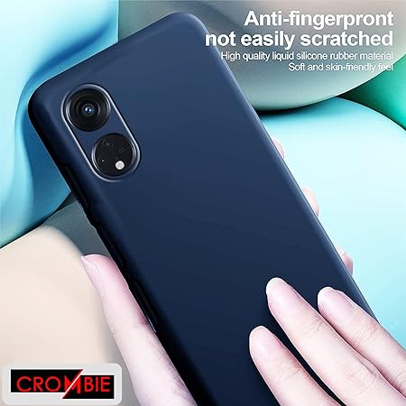 Dark Blue Camera Original Silicone case for Oppo Reno 8T