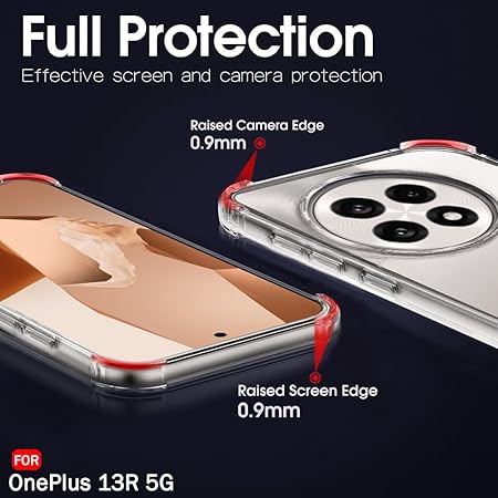 SilicaClear Transparent Silicone Case for Oneplus 13R