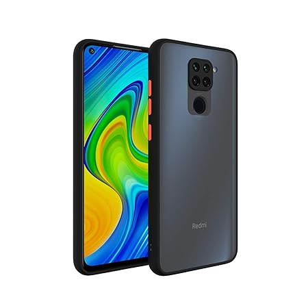 Black Smoke Silicone Safe case for Redmi Note 9