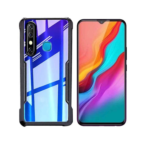 Hybrid Shockproof protective transparent Silicone Case for Infinix Hot 8