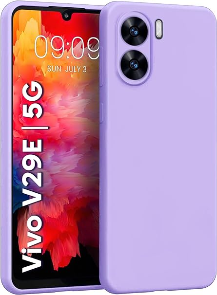Purple Camera Original Silicone case for Vivo V29E