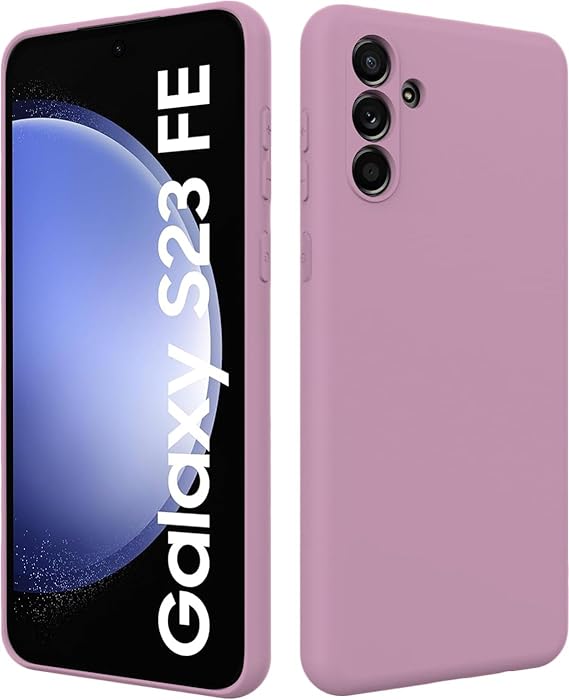 Lavender Original Camera Safe Silicone case for Samsung S24 Plus