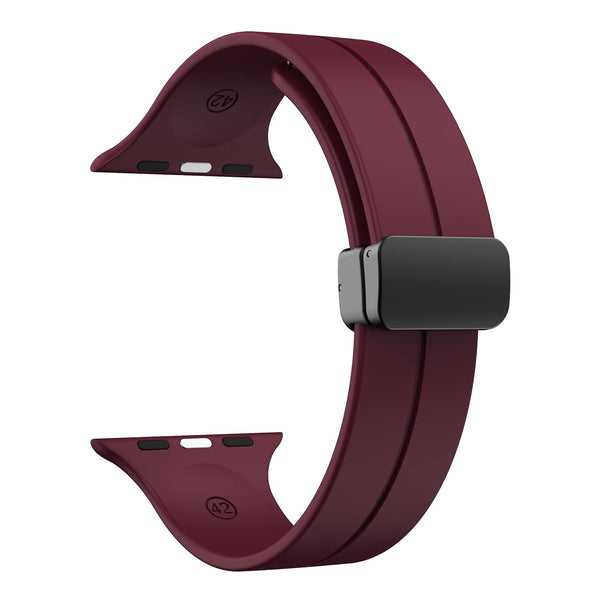 Mehroon Magnetic Clasp Adjustable Strap For Apple Iwatch (38mm/40mm)