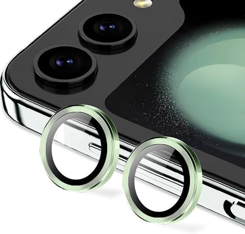 Green Metallic camera ring lens guard for Samsung Galaxy Z Flip 5