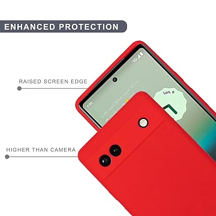 Red Camera Original Silicone case for Google Pixel 6A