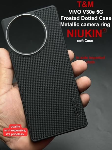 Black Niukin Silicone Case for Vivo V30e