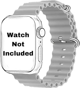 Grey Ocean Loop Watch Strap For apple For Apple Iwatch (45mm/49mm)