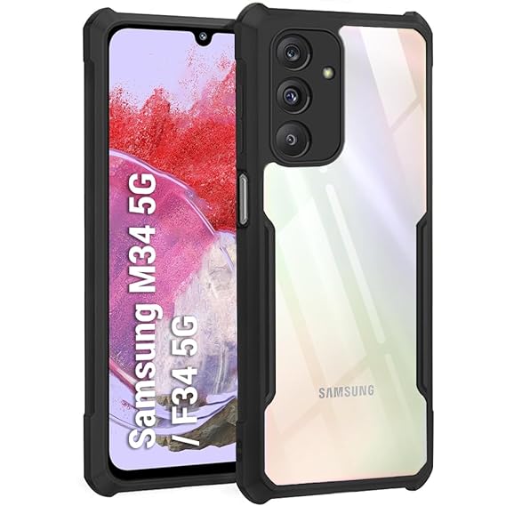 Hybrid shockproof transparent Safe Silicone case for Samsung F34 5G