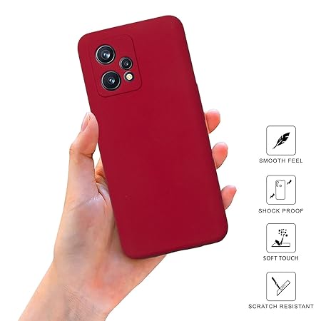 Red Spazy Silicone Case for Realme 9 Pro