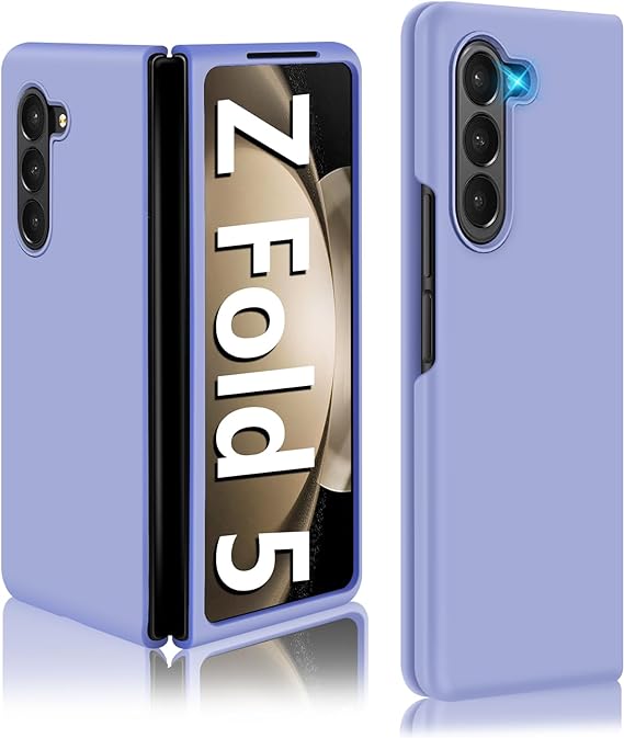 Purple Original Silicone case for Samsung Z Fold 5 5G