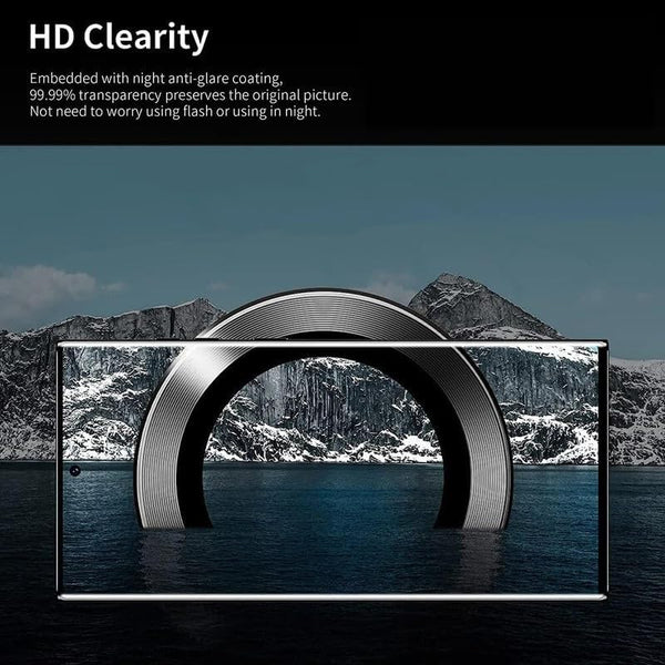Black Metallic camera ring lens guard for Samsung M06