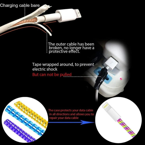 Protect your cable (metallic 1.5 m cable protector)