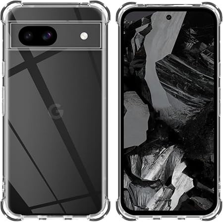 SilicaClear Transparent Silicone Case for Google Pixel 8a