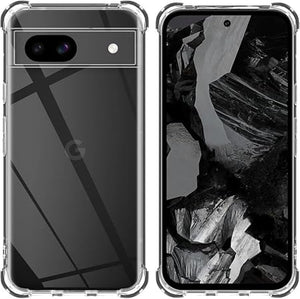 SilicaClear Transparent Silicone Case for Google Pixel 8a