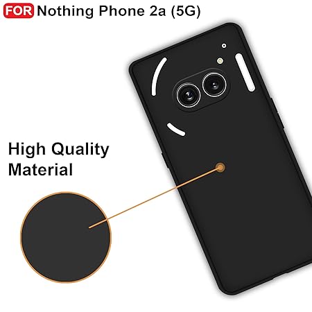 Black Camera Original Case for Nothing Phone 2A