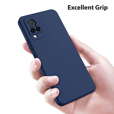 Dark Blue Camera Original Silicone case for Vivo V21