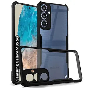 Hybrid Shockproof transparent Safe Silicone case for Samsung M35