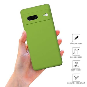 Light Green Camera Original Silicone case for Google Pixel 7A