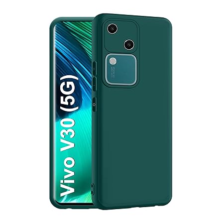 Dark Green Camera Original Silicone case for Vivo V30