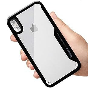 Shockproof silicone protective transparent Case for Apple iphone X/Xs