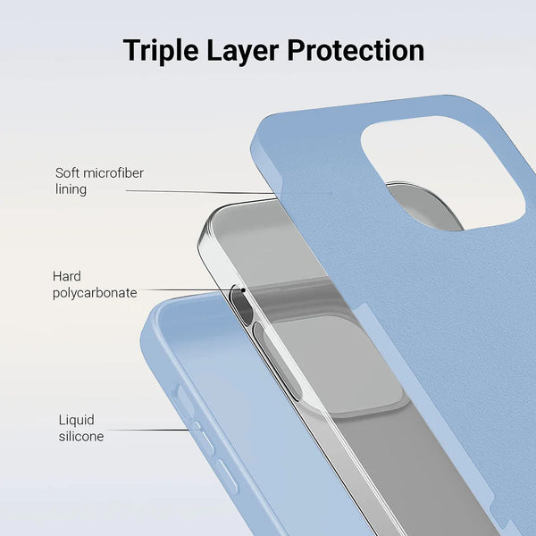 Cloud Blue Original Silicone Case for Apple iphone 13