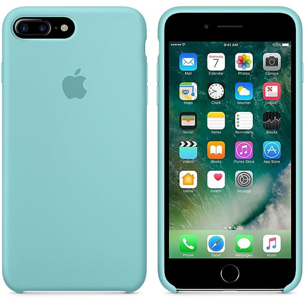 Sea Green Original Silicone case for Apple iphone 8 Plus