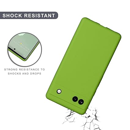 Light Green Camera Original Silicone case for Google Pixel 6A