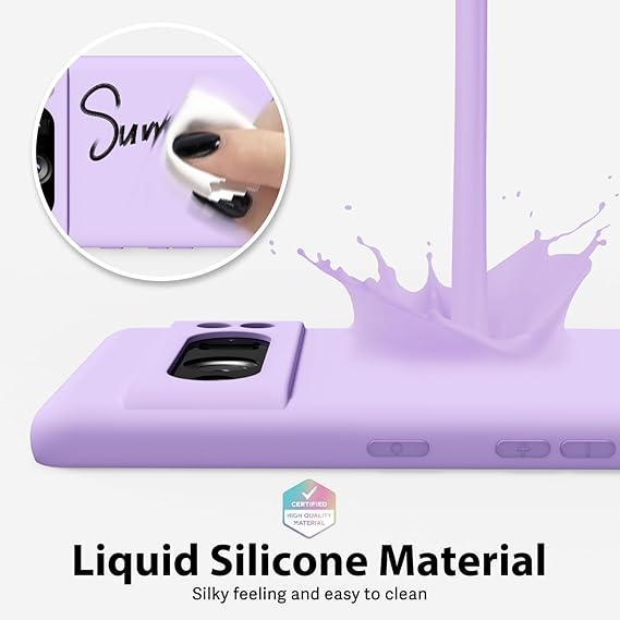 Purple Camera Original Silicone case for Google Pixel 8 Pro