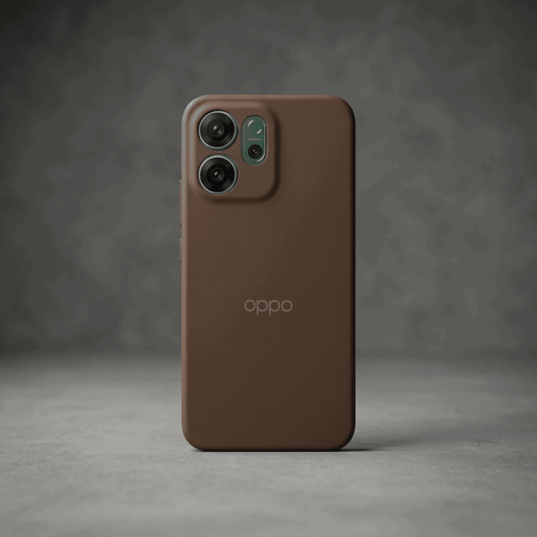 Dark Brown Camera Original Silicone case for Oppo Reno 14F