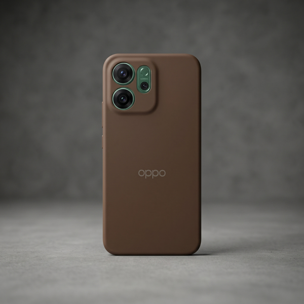 Dark Brown Camera Original Silicone case for Oppo Reno 14F