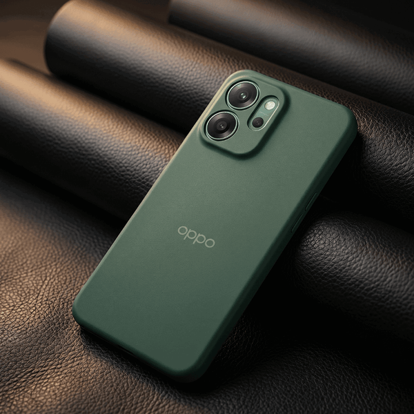 Dark Green Camera Original Silicone case for Oppo Reno 14F
