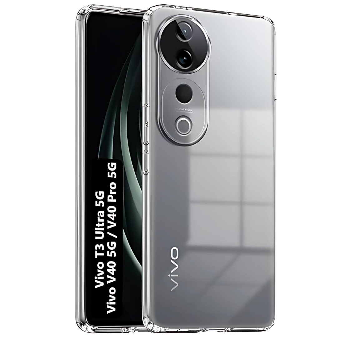 SilicaClear Transparent Silicone Case for Vivo V40
