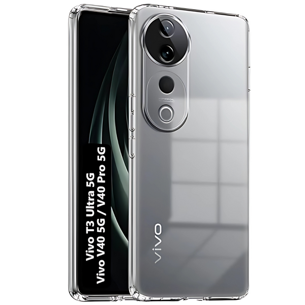 SilicaClear Transparent Silicone Case for Vivo V40
