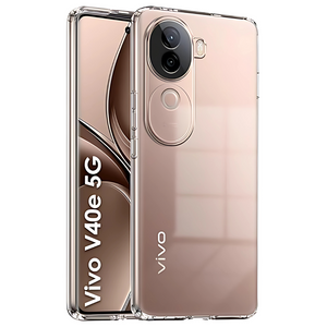 SilicaClear Transparent Silicone Case for Vivo V40E
