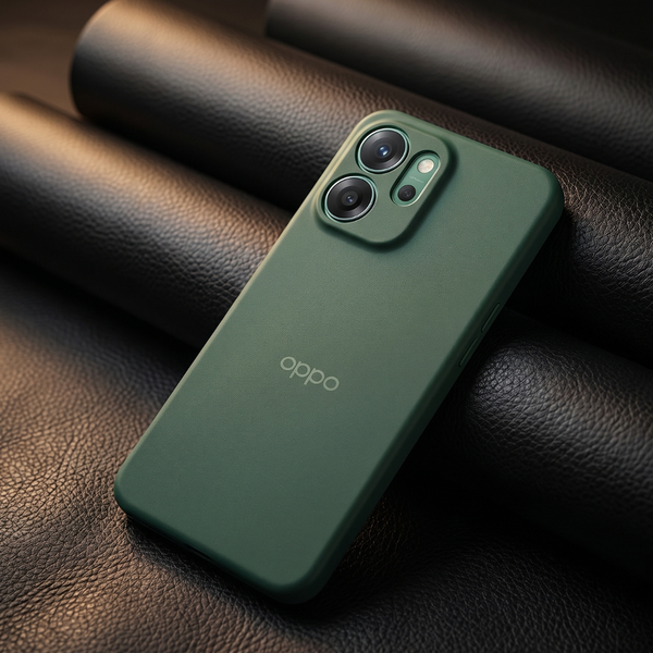 Dark Green Camera Original Silicone case for Oppo Reno 14F