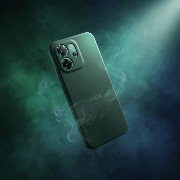 Dark Green Camera Original Silicone case for Oppo Reno 14F