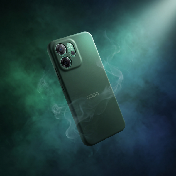 Dark Green Camera Original Silicone case for Oppo Reno 14F