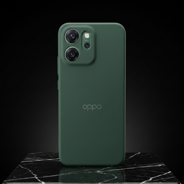 Dark Green Camera Original Silicone case for Oppo Reno 14F