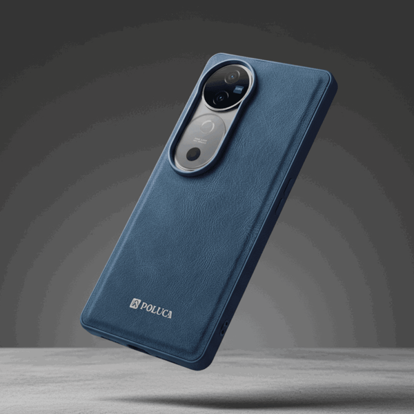 Dark Blue Standard Leather Case for Vivo V40