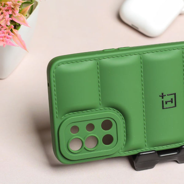 Dark Green Puffon silicone case for Oneplus 8T